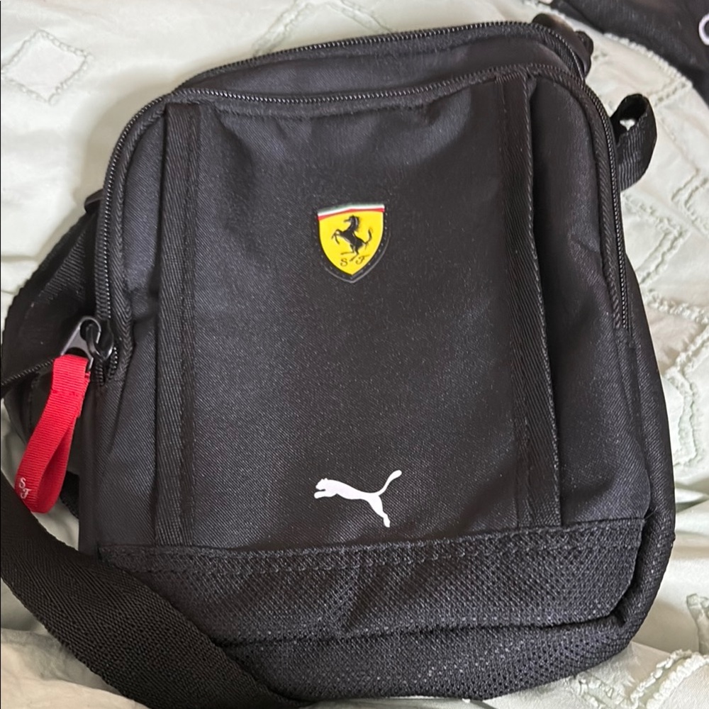 Puma Black Messenger Bag Durable And Stylish